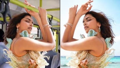 Pictures: Deepika Padukone hangs out in DTC bus, local train; courtesy netizens