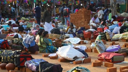 പൊങ്കാലയ്ക്ക് തയ്യാറെടുത്ത് വിശ്വാസികള്‍, ഭക്തിയില്‍ അണിഞ്ഞൊരുങ്ങി തലസ്ഥാന നഗരി; ചിത്രങ്ങള്‍