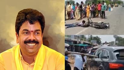 మాచర్ల దాడి: బోండా ఉమా కారు ఢీకొట్టింది ఇతన్నే... వీడియో వైరల్