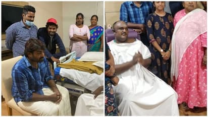 ஓய்வு கிடைத்த முதல் கணம்... மருத்துவ மனைக்கு ஓடி சென்று வி.ஜே.லோகேஷை சந்தித்த விஜய்சேதுபதி!