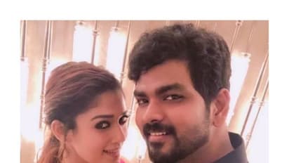 கோவாவில் மாமியார் பிறந்தநாளை கோலாகலமாக கொண்டாடிய விக்கி... அம்மா கைபிடித்து கேக் வெட்டிய நயன்தாரா...!