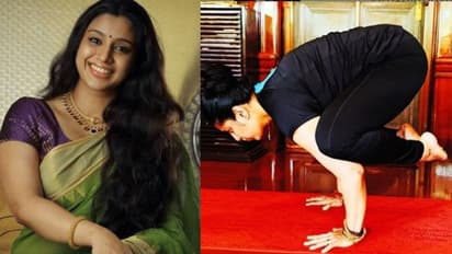 '20 മിനുട്ടെങ്കിലും മാറ്റിവയ്ക്കൂ'; യോഗ പോസ് ചിത്രങ്ങള്‍ പങ്കുവച്ച് സംയുക്ത വര്‍മ്മ