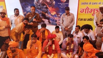 করোনা সংক্রমণ রুখতে গোমূত্র পান, গোবর মেখে স্নান, নিদান হিন্দু হিন্দু মহাসভার