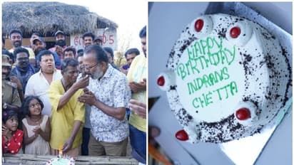 64ാം പിറന്നാള് 'സ്റ്റേഷന്-5'ന്റെ സെറ്റില് ആഘോഷിച്ച് ഇന്ദ്രന്സ്