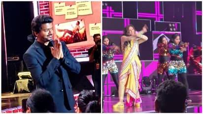 'மாஸ்டர் ' இசை வெளியீட்டு விழாவில் களத்தில் இறங்கி தெறிக்க விட்ட சிம்ரன்!