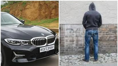 അടിച്ചുപൂസായി ബിഎംഡബ്ലു ഓടിച്ച് സ്റ്റോക്ക് ബ്രോക്കർ, മുള്ളാൻ നിർത്തിയപ്പോൾ വണ്ടി തട്ടിയെടുത്ത് കള്ളന്മാർ