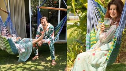 Coronavirus outbreak: What are Akshay Kumar, Twinkle Khanna doing at home?