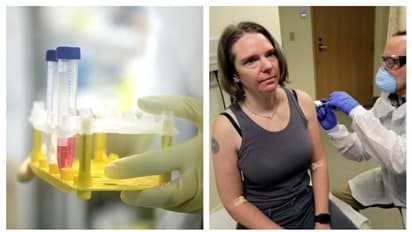 শুরু করোনা প্রতিষেধকের পরীক্ষামূলক প্রয়োগ, ২ সন্তানকে নিরাপদে রাখতে প্রথম ডোজ নিলেন এক মা