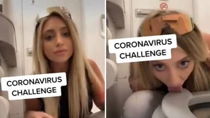 അറപ്പുളവാക്കുന്ന തരത്തില് 'കൊറോണ വൈറസ് ചലഞ്ച്'; യുവതിക്കെതിരെ വ്യാപക വിമര്ശനം