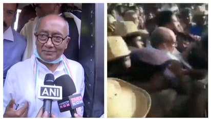 অপহৃত বিধায়কদের উদ্ধারে গিয়ে পুলিশের জালে দিগ্বিজয়, স্পিকারকে চিঠি রাজ্যপালের