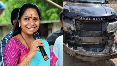 కవిత కాన్వాయిలో.. ఎమ్మెల్యే జీవన్ రెడ్డి కారుకి ప్రమాదం