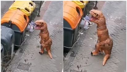 സ്പെയിനിൽ ദിനോസർ ഇറങ്ങി, വീഡിയോക്ക് പിന്നിലെ സത്യം ഇതാണ്...