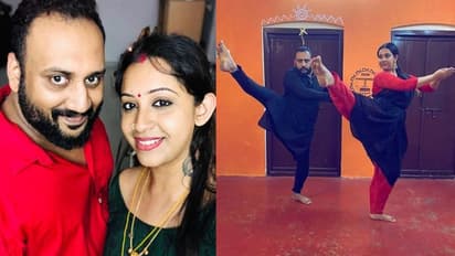 'ഫോട്ടോയ്ക്ക് പോസുചെയ്യാന്‍ പറഞ്ഞാല്‍ ചിലര്‍ സീരിയസാകും': 'സിംപിള്‍ സ്റ്റെപ്പുമായി' സൗഭാഗ്യയും അര്‍ജ്ജുനും