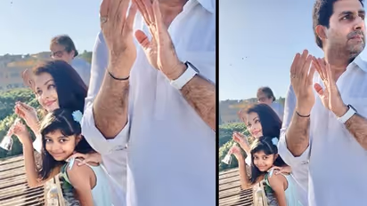 Janatha Curfew: Aishwarya Rai, Amitabh, Abhishek Bachchan salute corona warriors