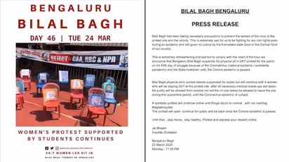 Not Bengaluru Police, it’s coronavirus that cleared protesters at Bilal Bagh
