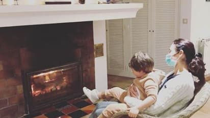 கொரோனாவில் இருந்து மீண்டு விட்டேன்! மகனுடன் எடுத்த புகைப்படம் வெளியிட்டு... மோசமான அனுபவத்தை கூறிய நடிகை!