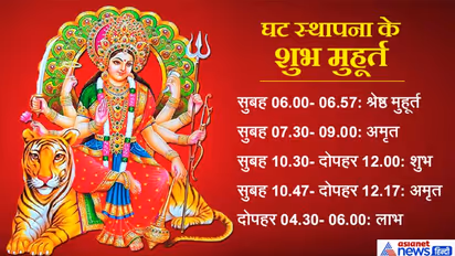 शुभ मुहूर्त: चैत्र नवरात्रि के पहले दिन इस विधि से करें घट स्थापना, रखें इन बातों का ध्यान