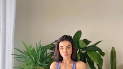 লকডাউনে ঘরবন্দি অ্যামি জ্যাকসন, ওয়ার্কআউটের সঙ্গী ছেলে অ্যানড্রিয়াস