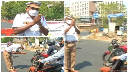 കെഞ്ചിപ്പറഞ്ഞിട്ടും അനുസരിച്ചില്ല, ലോക്ക് ഡൌണ് നിര്ദേശം മറികടന്ന് ആളുകള്; പൊട്ടിക്കരഞ്ഞ് പൊലീസുകാരന്