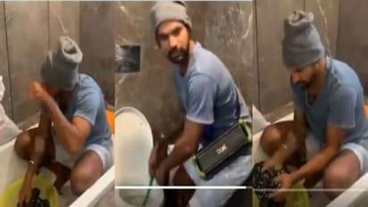 പെട്ടന്ന് തീര്ത്താല് അടുത്ത പണി തരാം; കൊറോണക്കാലത്ത് ധവാന് വീട്ടുജോലി നല്കി ഭാര്യ- രസകരമായ വീഡിയോ