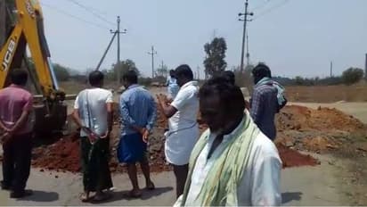 ಕೊರೋನಾ ಹೆಮ್ಮಾರಿ ಪ್ರವೇಶಿಸದಿರಲು ರಸ್ತೆಯನ್ನೇ ಕಡಿದ ಗ್ರಾಮಸ್ಥರು