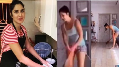 అంట్లు తోముతున్న అందాల భామ.. క్వారెంటైన్లో హీరోయిన్ల పాట్లు!