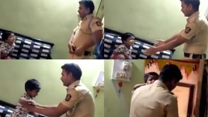 'പോകല്ലേ അച്ഛാ പുറത്ത് കൊറോണയുണ്ട്'; പൊലീസച്ഛനോട് ജോലിക്ക് പോകണ്ടെന്ന് കെഞ്ചി കുഞ്ഞ്, വീഡിയോ വൈറൽ