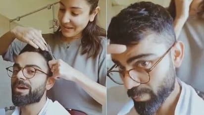 Watch: Anushka Sharma gives Virat Kohli 'beautiful haircut' amid coronavirus lockdown