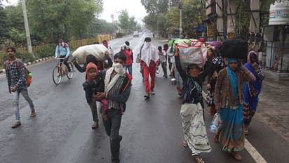 ലോക്ക് ഡൗൺ: വീട്ടിലേക്ക് 200 കിലോമീറ്റർ കാൽനടയാത്ര; 38 കാരൻ ഹൃദയാഘാതം മൂലം മരിച്ചു