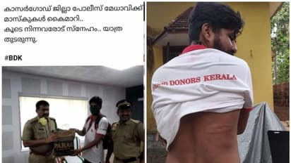 പൊലീസുകാര്‍ക്ക് മാസ്ക് നല്‍കാനായെത്തി, കൈമാറി മടങ്ങുന്നവഴി പൊലീസ് മർദ്ദനം, സംഭവം കാസര്‍കോട്