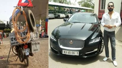 പഞ്ചറൊട്ടിച്ചു നടന്നിരുന്ന രാഹുൽ 1.5 കോടിയുടെ ജാഗ്വാർ വാങ്ങി 16 ലക്ഷത്തിന്റെ നമ്പർപ്ലേറ്റ് വെച്ചതിങ്ങനെ