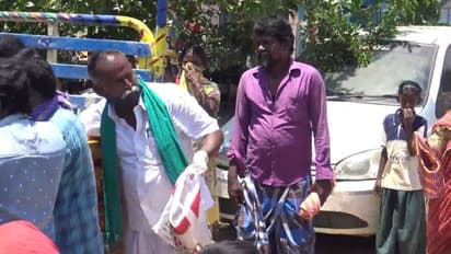 1000 கிலோ காய்கறிகள்..! வீடு வீடாக சென்று இலவசமாக கொடுத்த இயற்கை விவசாயி..!