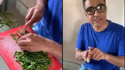 'തട്ടിക്കൂട്ട്' അല്ല, പ്രൊഫഷണല്‍; എങ്ങനെ പച്ചക്കറി അരിയാമെന്ന വീഡിയോയുമായി മഞ്ജരേക്കര്‍