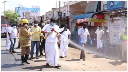 வாடா வாடா கொரோனா..! பட்டையை கிளப்பும் தமிழக அமைச்சர்கள்..!