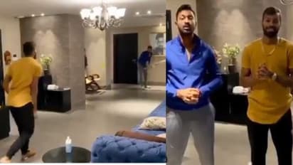 লকডাউনে ঘরেই ক্রিকেট খেলছেন পান্ডিয়া ব্রাদার্স, দিলেন সচেতনতার পরামর্শও