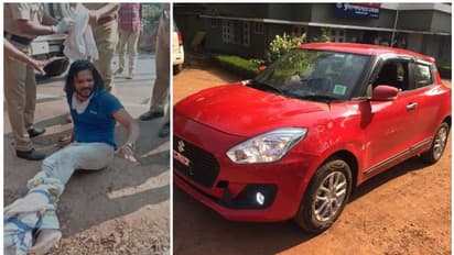 ലോക് ഡൗണിലും പുത്തൻ കാറിൽ ചീറിപ്പാഞ്ഞു, പൊലീസ് തടഞ്ഞിട്ടും നിന്നില്ല, കല്ലെറിഞ്ഞും കെട്ടിയിട്ടും നാട്ടുകാര്‍