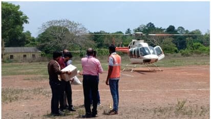 ലോക്ക് ഡൗണ്: ക്യാന്സര് രോഗികള്ക്കുള്ള മരുന്ന് എത്തിച്ചത് ഹെലികോപ്റ്ററില്