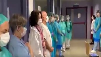 ಕೊರೋನಾ ಓಡಿಸಲು 'ಓಂ'ಕಾರದ ಮೊರೆ ಹೋದ ಸ್ಪೇನ್ ವೈದ್ಯರು