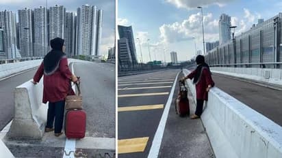 வந்தது ஒரே ஒரு போன் கால்! அவசர அவசரமாக "மலேசியாவில் இருந்து சிங்கப்பூருக்கு நடந்தே சென்ற 66 வயது மூதாட்டி!