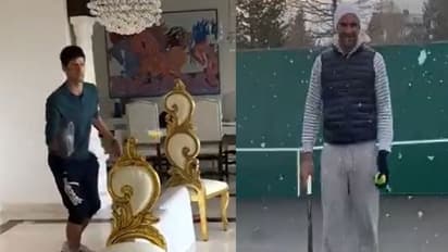 ಫೆಡರರ್ to ಜೊಕೊವಿಚ್: ಲಾಕ್ಡೌನ್ನಿಂದ ಹೊಸ ಆಟ ಆರಂಭಿಸಿದ ಟೆನಿಸ್ ದಿಗ್ಗಜರು!