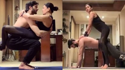 লকডাউনে সুস্মিতা যেন ঊর্বশী আর বয়ফ্রেন্ড রহমান বিশ্বামিত্র,  হট শরীরচর্চার পোজ মুহূর্তে ভাইরাল