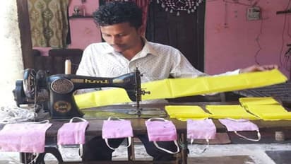 Corona warrior: Specially-abled tailor stitches masks, distributes them for free to help poor