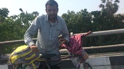 లాక్డౌన్ ఎఫెక్ట్: తండ్రికి గుండెపోటు.. ముంబై నుంచి కాశ్మీర్కు సైకిల్పై ప్రయాణం