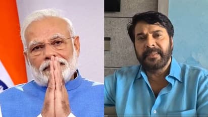 'നന്ദി മമ്മൂട്ടി, ഇതാണ് നമ്മുടെ രാജ്യത്തിന് ആവശ്യം'; മമ്മൂട്ടിക്ക് നന്ദി പറഞ്ഞ് നരേന്ദ്ര മോദി