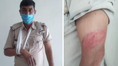 कोरोना के बीच आई मानवता को शर्मसार कर देने वाली खबर, दरिदों ने पुलिसवालों को लाठी-डंडों व बैट से पीटा