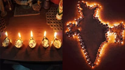 பிரதமரின் வேண்டுகோளை ஏற்று நாடு முழுவதும் ஒற்றுமையுடன் நம்பிக்கை ஒளியேற்றிய நாட்டு மக்கள்