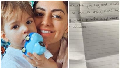 രണ്ടുവയസ്സുള്ള മകനെ അടക്കിയിരുത്താൻ ആസ്ത്മാരോഗിയായ അമ്മക്ക് കത്തെഴുതി അയൽക്കാർ, അമ്മയുടെ മറുപടി ഇങ്ങനെ