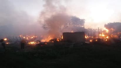 लॉक डाउन में लगी भीषण आग, बूढ़ी दादी के साथ जिंदा जल गईं दो पोतियां