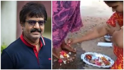 துப்புரவு தொழிலாளருக்கு பாத பூஜை ! நடிகர் விவேக் போட்ட வீடியோவிற்கு குவியும் லைக்குகள்!