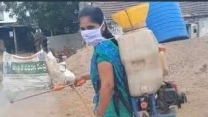 కరోనాపై పోరులో మహిళా సర్పంచ్ ఆదర్శం, హీరో అంటూ మెచ్చుకున్న కేటీఆర్